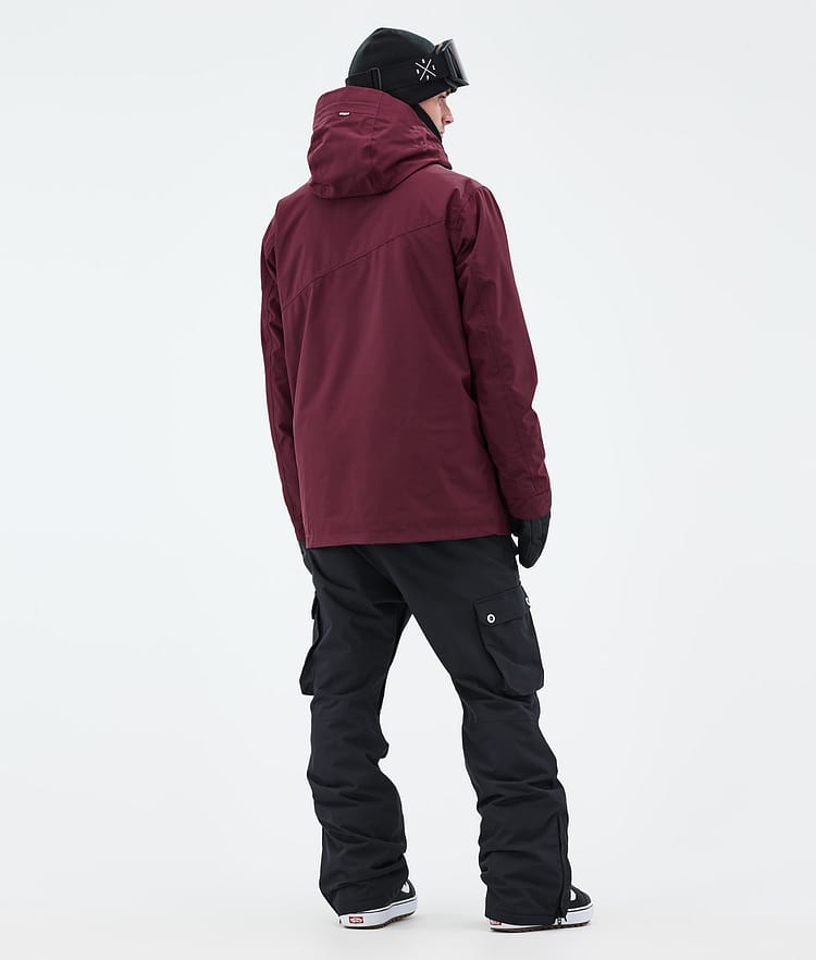 Dope Adept Snowboardjacka Herr Burgundy Renewed, Bild 5 av 10