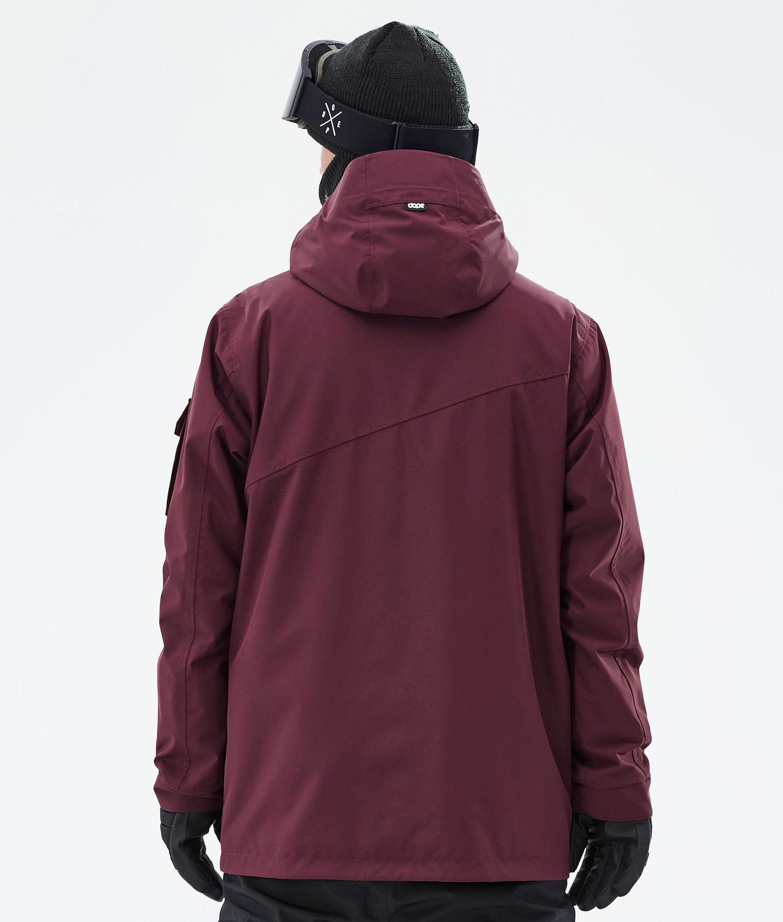 Dope Adept Snowboardjacka Herr Burgundy Renewed, Bild 7 av 10