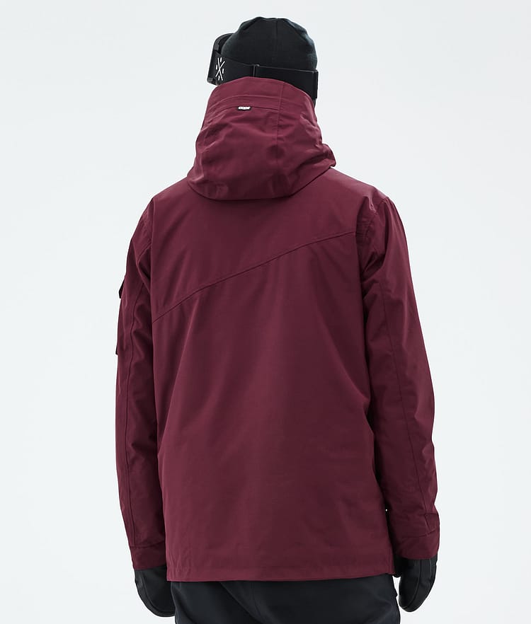 Dope Adept Snowboardjacka Herr Burgundy Renewed, Bild 7 av 10