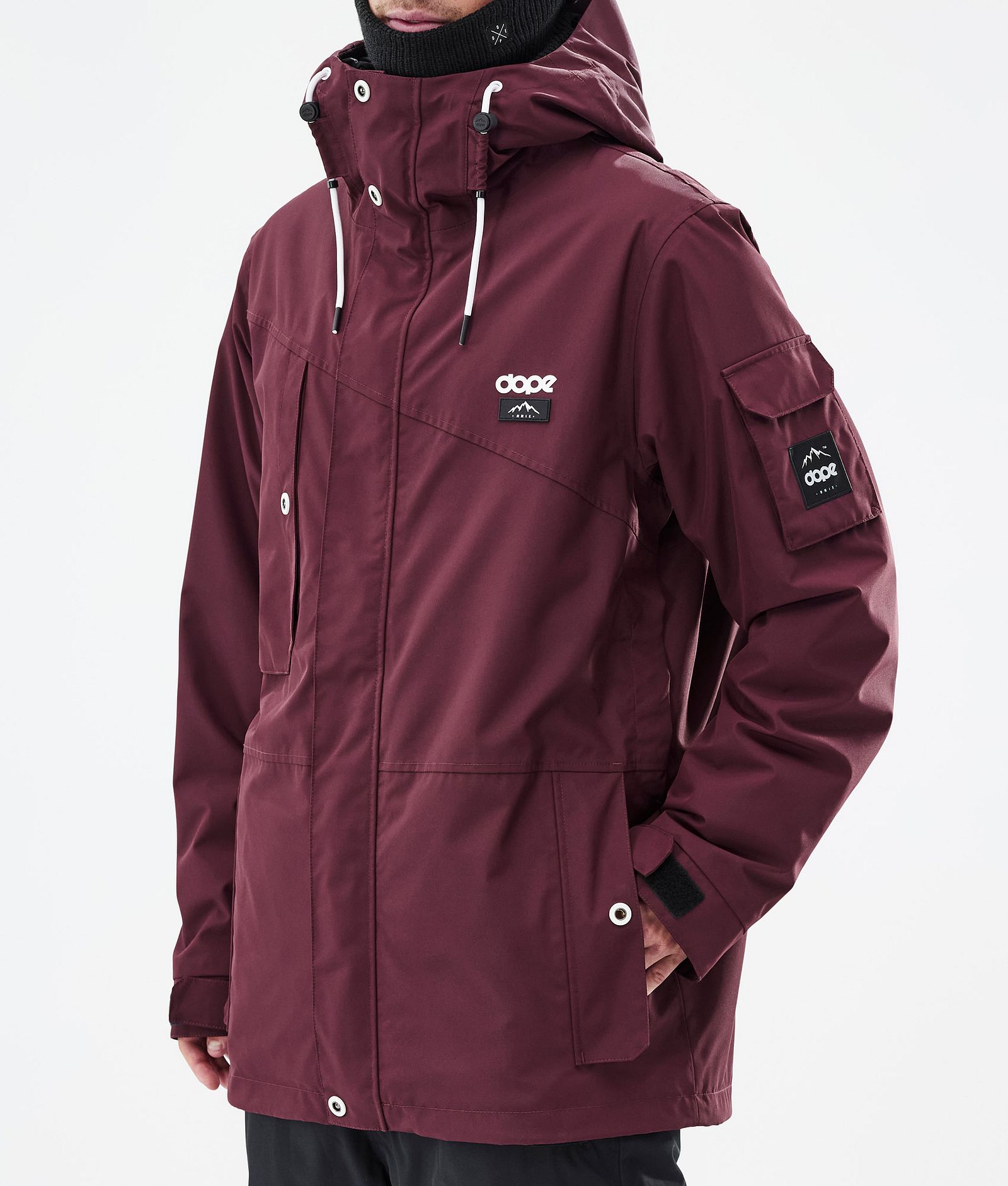 Dope Adept Snowboardjacka Herr Burgundy Renewed, Bild 8 av 10