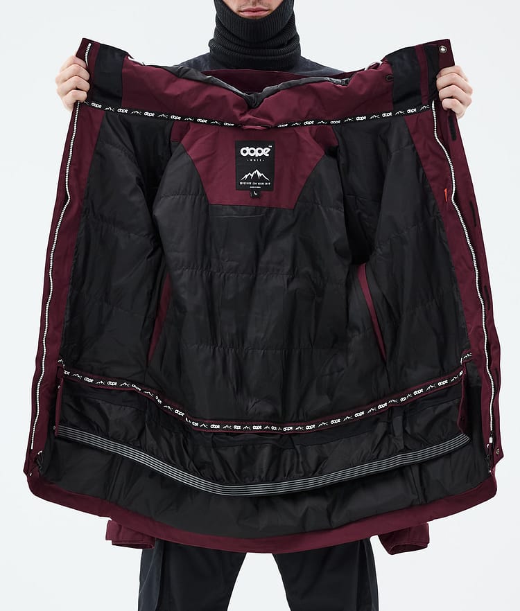 Dope Adept Snowboardjacka Herr Burgundy, Bild 10 av 10