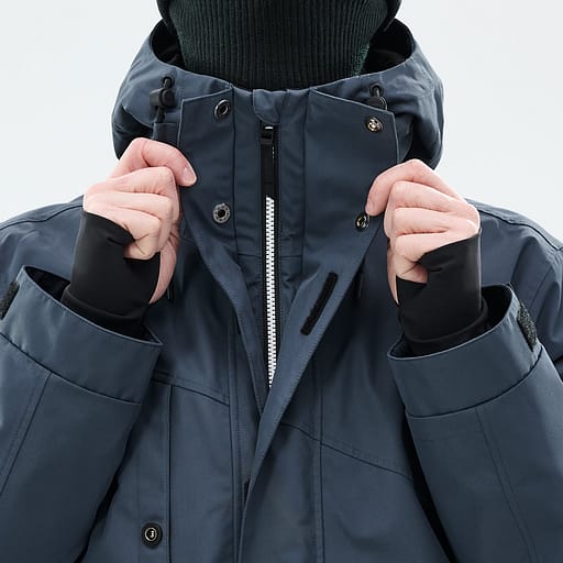 Främre dragkedja med dubbla flikar Huvudproduktbild,