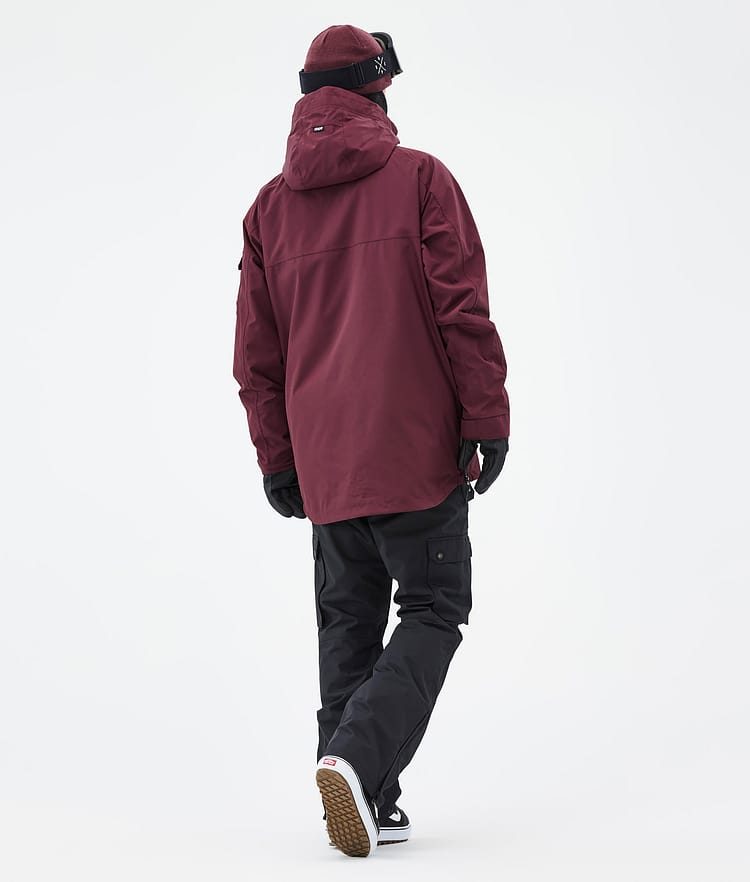 Dope Akin Snowboardjacka Herr Burgundy Renewed, Bild 5 av 9