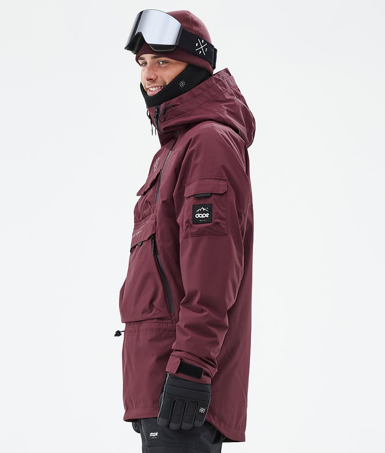 Dope Akin Snowboardjacka Herr Burgundy Renewed, Bild 6 av 9