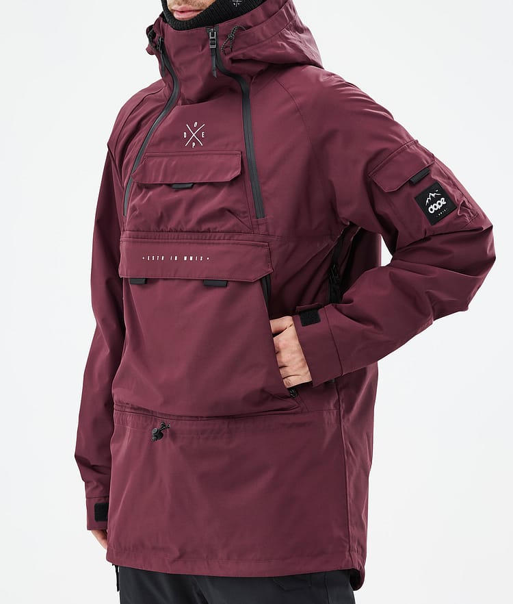 Dope Akin Snowboardjacka Herr Burgundy Renewed, Bild 8 av 9