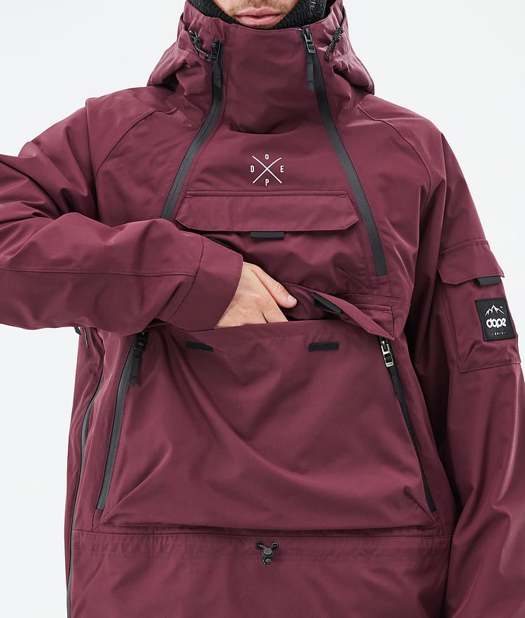 Dope Akin Snowboardjacka Herr Burgundy