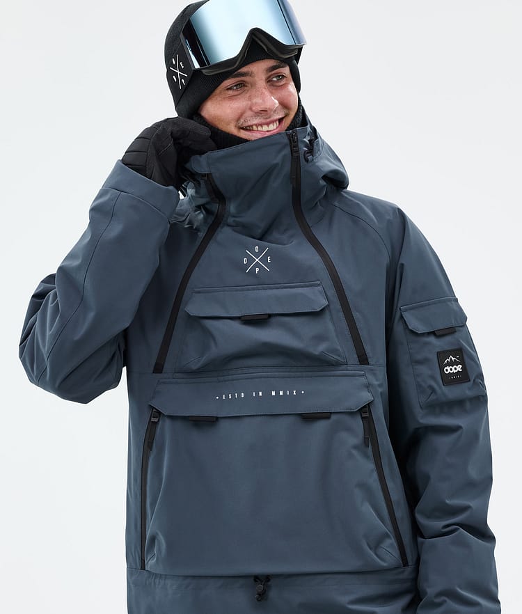 Dope Akin Skidjacka Herr Metal Blue, Bild 2 av 10