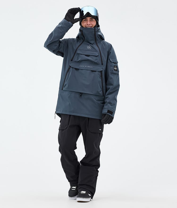 Dope Akin Snowboardjacka Herr Metal Blue Renewed, Bild 3 av 10