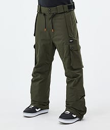 Dope Iconic Snowboardbyxa Herr Olive Green