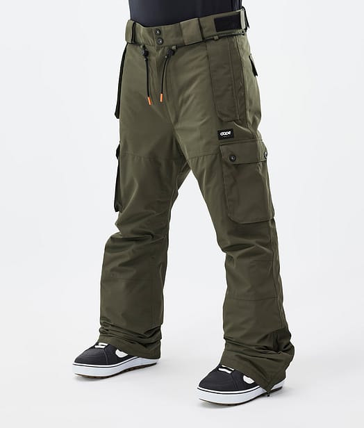 Dope Iconic Snowboardbyxa Herr Olive Green