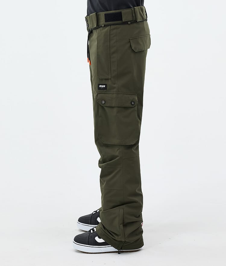 Dope Iconic Snowboardbyxa Herr Olive Green, Bild 3 av 7