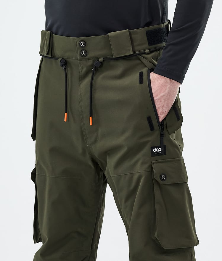 Dope Iconic Snowboardbyxa Herr Olive Green, Bild 5 av 7