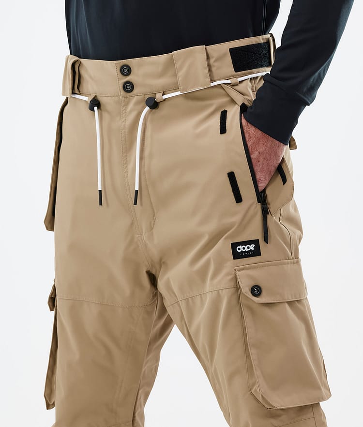 Dope Iconic Snowboardbyxa Herr Khaki Renewed, Bild 5 av 7
