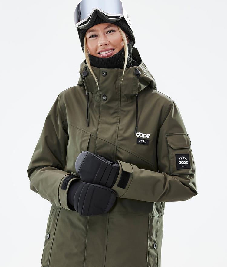 Dope Adept W Snowboardjacka Dam Olive Green Renewed, Bild 2 av 10