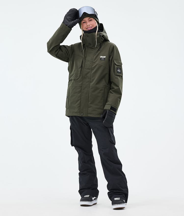Dope Adept W Snowboardjacka Dam Olive Green, Bild 2 av 9