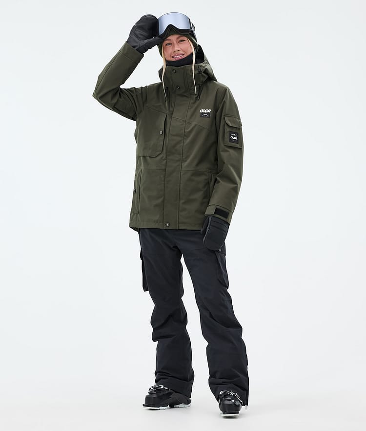 Dope Adept W Skidjacka Dam Olive Green, Bild 2 av 9