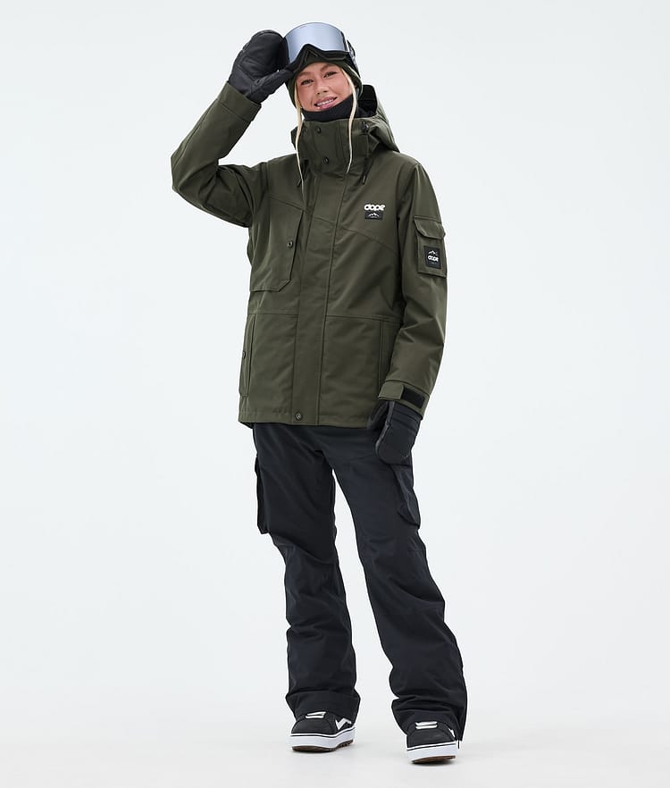 Dope Adept W Snowboardjacka Dam Olive Green, Image 2 of 9
