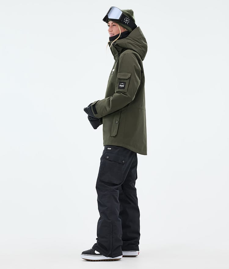 Dope Adept W Snowboardjacka Dam Olive Green, Bild 3 av 9