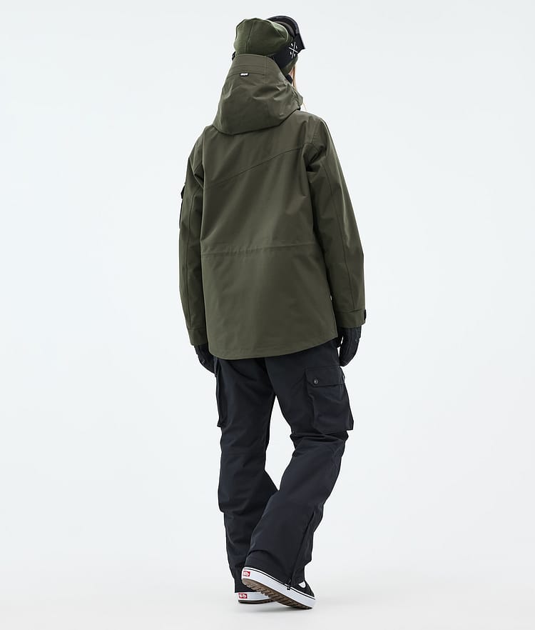 Dope Adept W Snowboardjacka Dam Olive Green, Bild 4 av 9