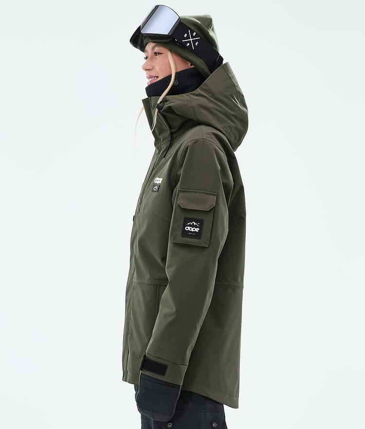 Dope Adept W Skidjacka Dam Olive Green, Bild 5 av 9