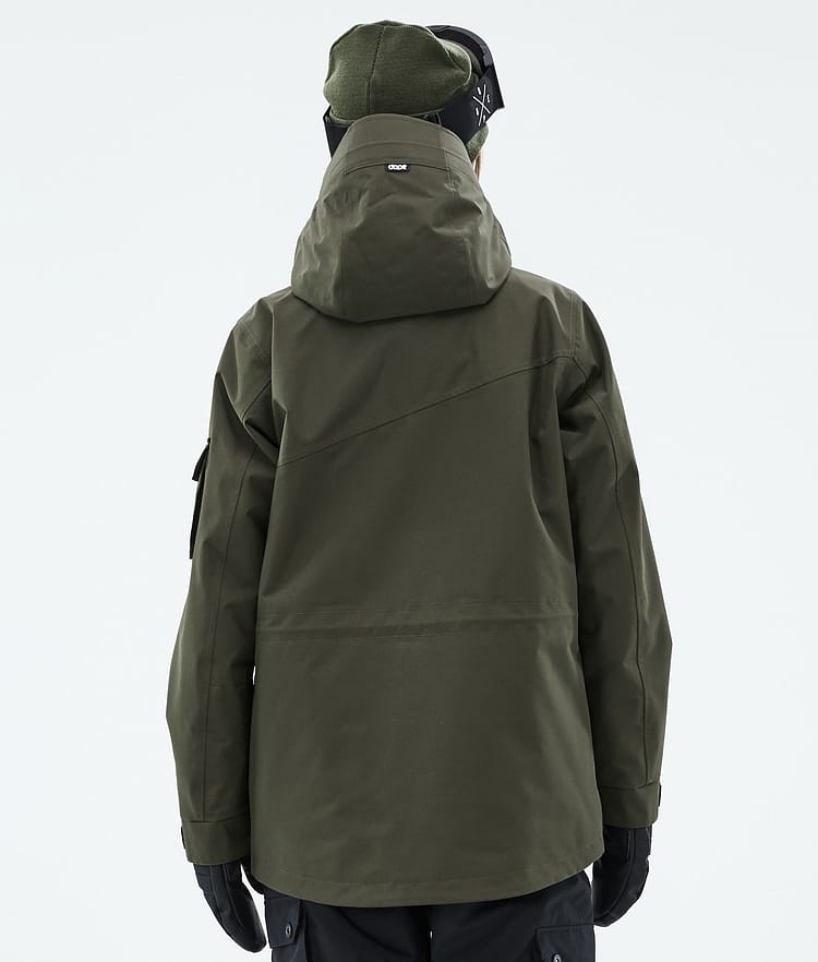 Dope Adept W Skidjacka Dam Olive Green, Image 6 of 9