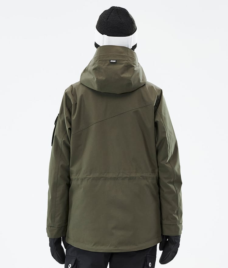 Dope Adept W Snowboardjacka Dam Olive Green