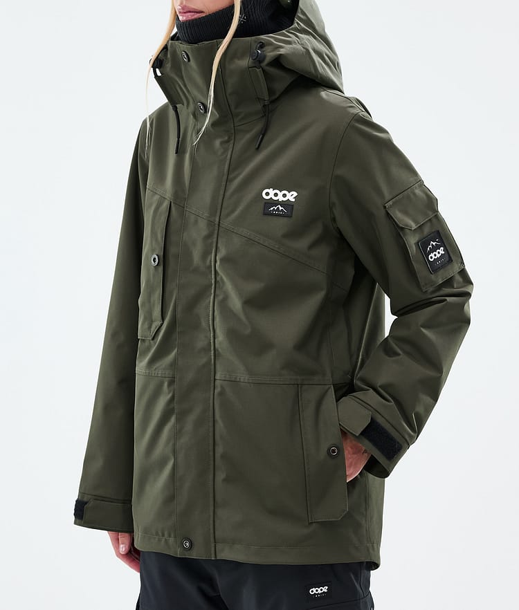 Dope Adept W Skidjacka Dam Olive Green, Bild 7 av 9