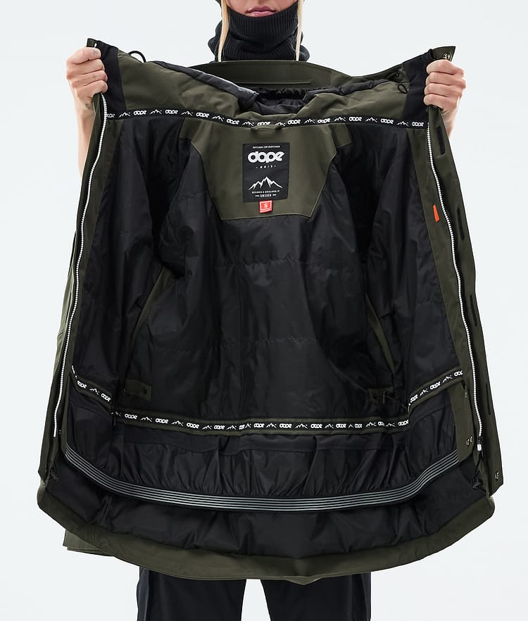 Dope Adept W Skidjacka Dam Olive Green, Bild 9 av 9