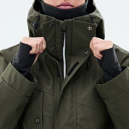 Främre dragkedja med dubbla flikar Huvudproduktbild,