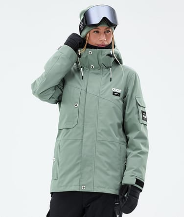 Dope Adept W Snowboardjacka Dam Faded Green