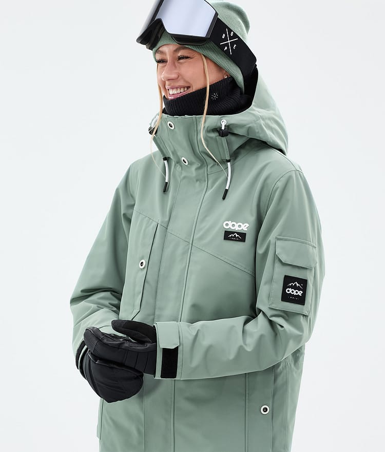 Dope Adept W Snowboardjacka Dam Faded Green, Bild 2 av 10