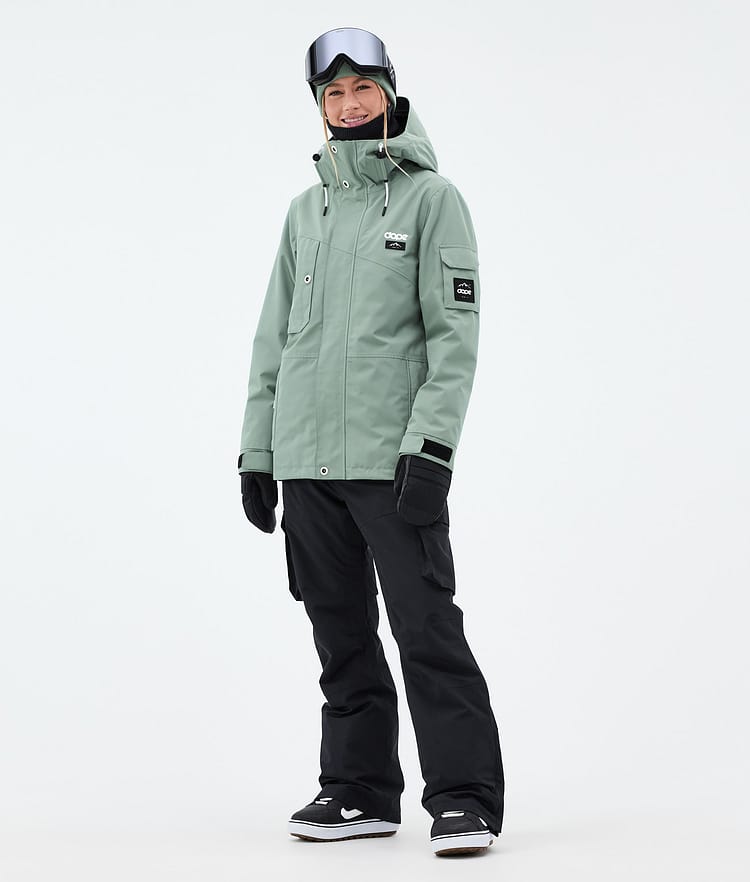 Dope Adept W Snowboardjacka Dam Faded Green, Bild 3 av 10