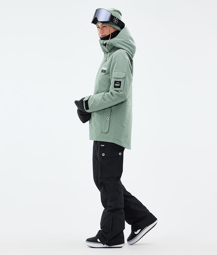 Dope Adept W Snowboardjacka Dam Faded Green, Bild 4 av 10