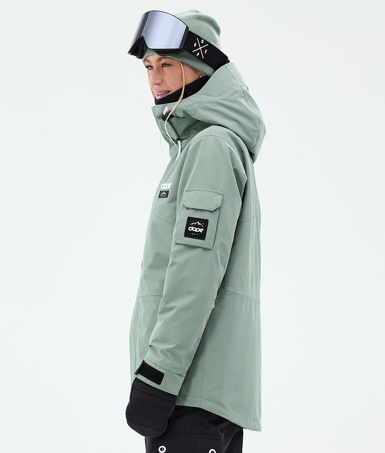 Dope Adept W Snowboardjacka Dam Faded Green, Bild 6 av 10