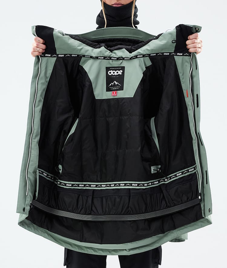 Dope Adept W Snowboardjacka Dam Faded Green, Bild 10 av 10
