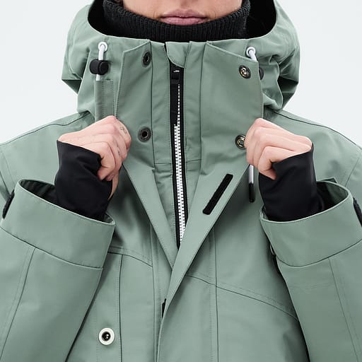 Främre dragkedja med dubbla flikar Huvudproduktbild,