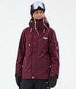 Dope Adept W Skidjacka Dam Burgundy