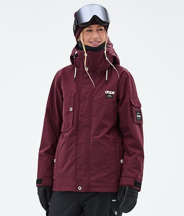 Dope Adept W Snowboardjacka Dam Burgundy
