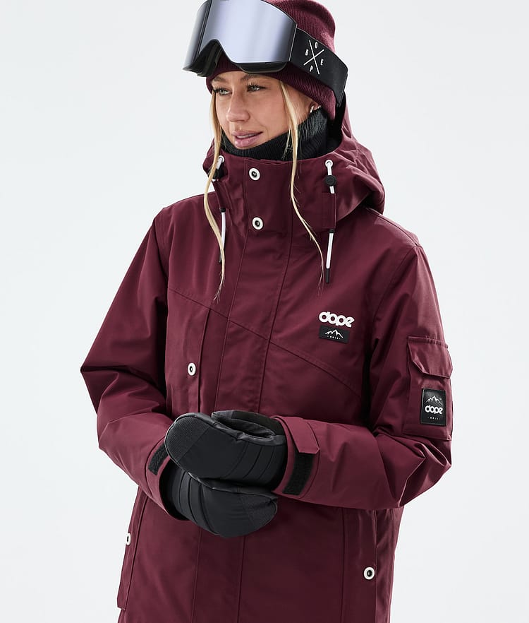 Dope Adept W Snowboardjacka Dam Burgundy Renewed, Bild 2 av 10