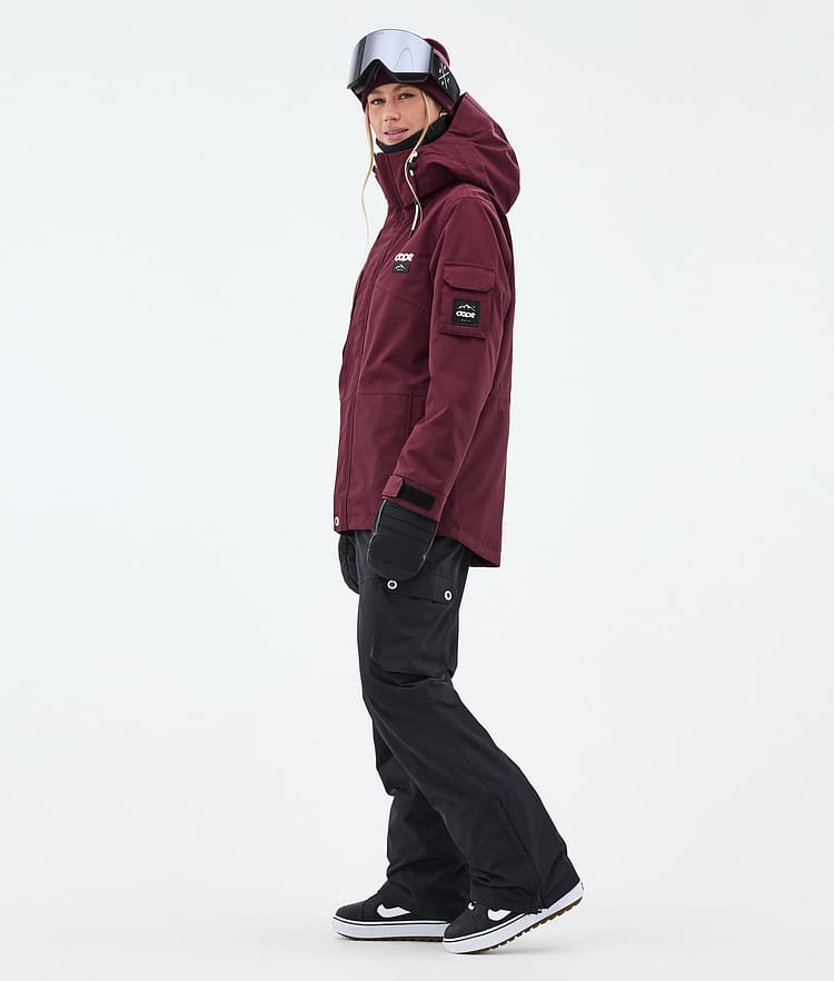 Dope Adept W Snowboardjacka Dam Burgundy Renewed, Bild 4 av 10