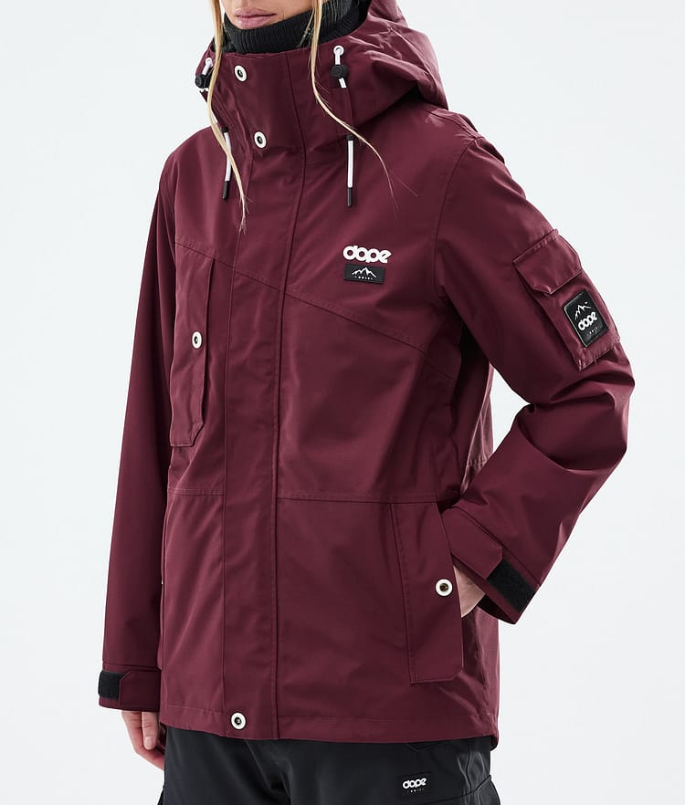 Dope Adept W Snowboardjacka Dam Burgundy Renewed, Bild 8 av 10