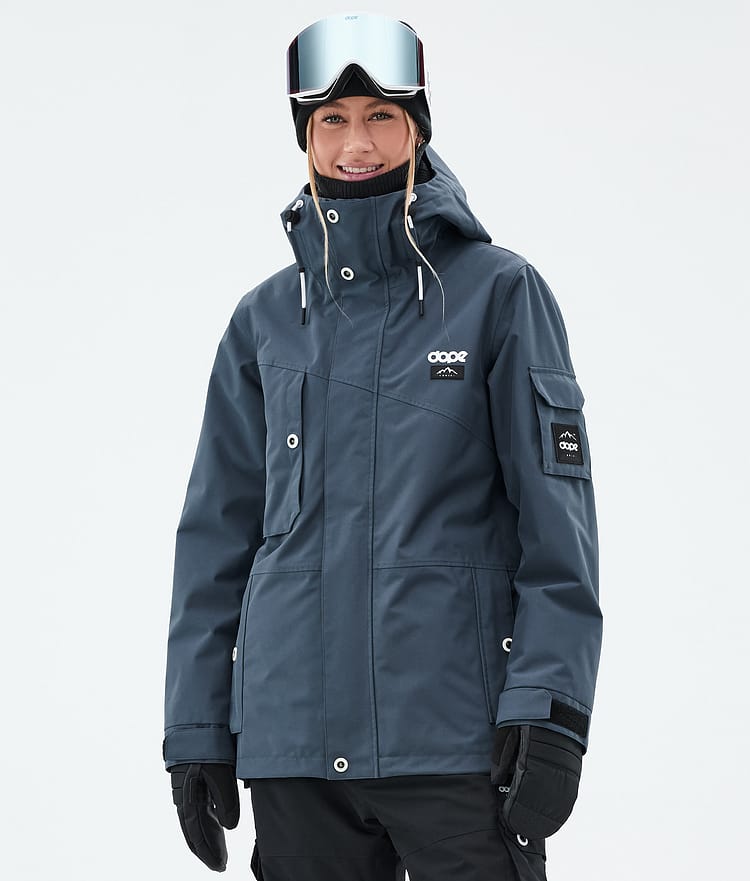 Dope Adept W Skidjacka Dam Metal Blue, Bild 1 av 9