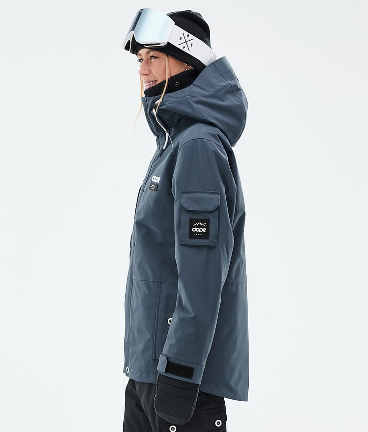 Dope Adept W Skidjacka Dam Metal Blue, Bild 5 av 9