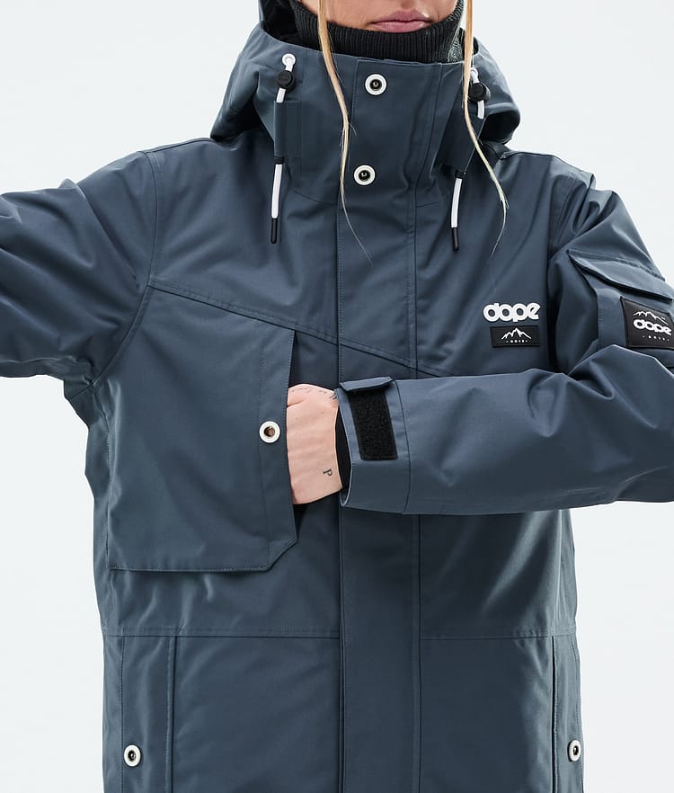 Dope Adept W Skidjacka Dam Metal Blue, Bild 8 av 9