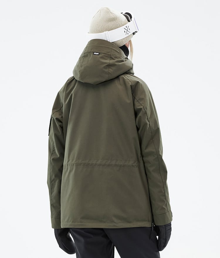 Dope Annok W Skidjacka Dam Olive Green, Bild 7 av 9