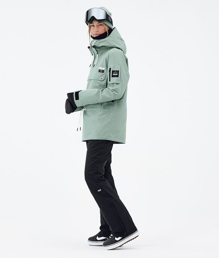 Dope Annok W Snowboardjacka Dam Faded Green, Bild 3 av 8