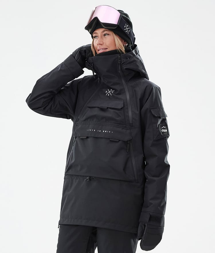 Dope Akin W Snowboardjacka Dam Black Renewed, Bild 1 av 9