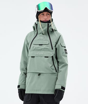 Dope Akin W Snowboardjacka Dam Faded Green