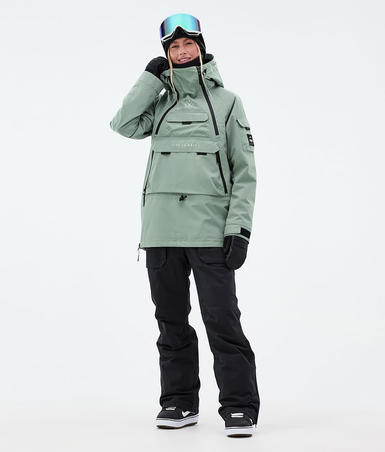 Dope Akin W Snowboardjacka Dam Faded Green, Bild 3 av 10