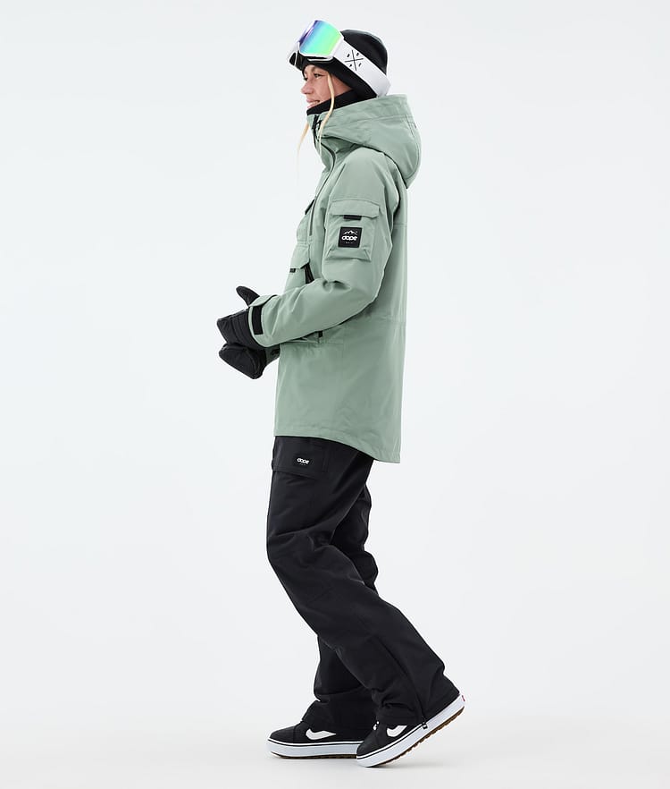 Dope Akin W Snowboardjacka Dam Faded Green, Bild 4 av 10